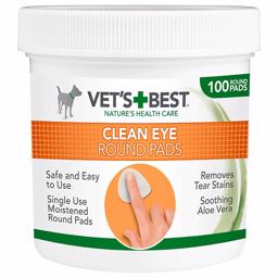 Vets Best Clean Eye Engangs Renseservietter Til Hunde Øjnene 100stk