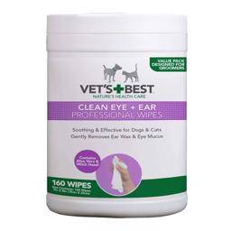 Vets Best Clean Eye And Ear Wipes 160stk Rens Øre & Øjne