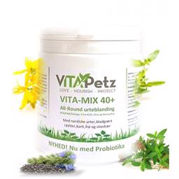 VitaPetz Vita-Mix 40+ All-Round Urteblanding Krill, Chia & Hampefrø