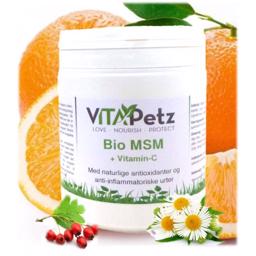 VitaPetz Bio MSM + Vitamin C Fodertilskud Til Hunden