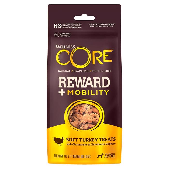 Wellness Core Reward+ Mobility Godbidder med Kalkun 170g