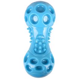 Flamingo Hundelegetøj Wido Squeak Dumbbell Blue 14cm