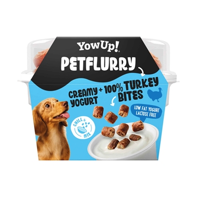 YowUp Dog Petflurry Turkey Hundens Helt Egen Yoghurt Med Toppings KALKUN