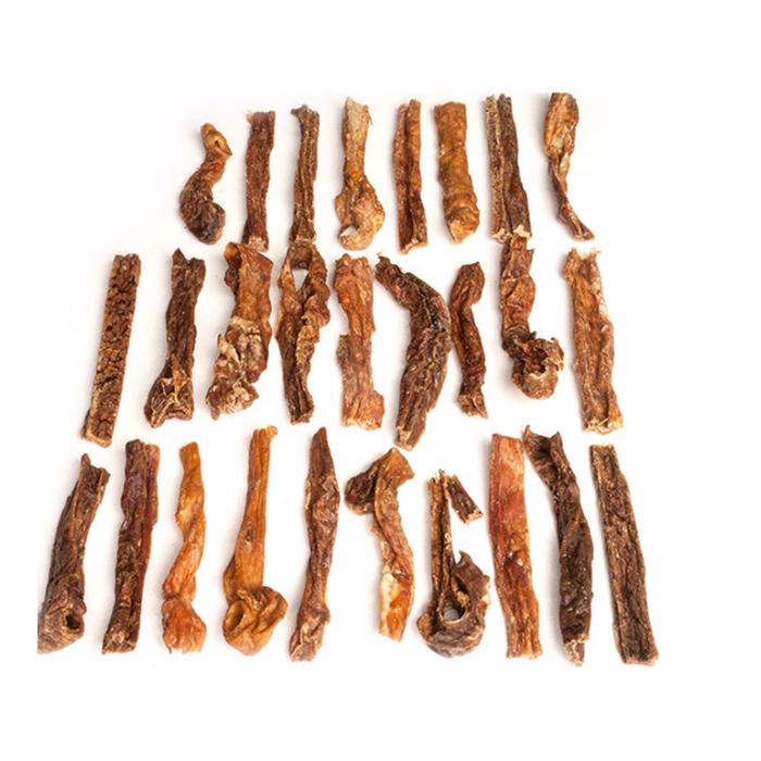 Snack It Naturlig Tørret Ko Yver Sticks Med Kalcium og Colostrum 250g
