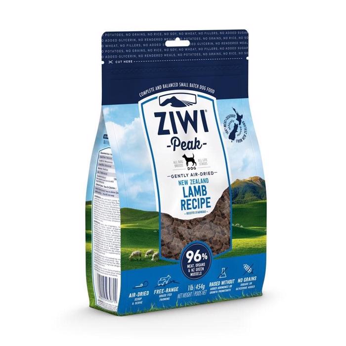 ZiwiPeak Hundefoder Lufttørret med LAM 4kg - DATOVARER