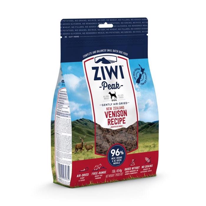 ZiwiPeak BARF Hundefoder Lufttørret med HJORT 2,5 kg